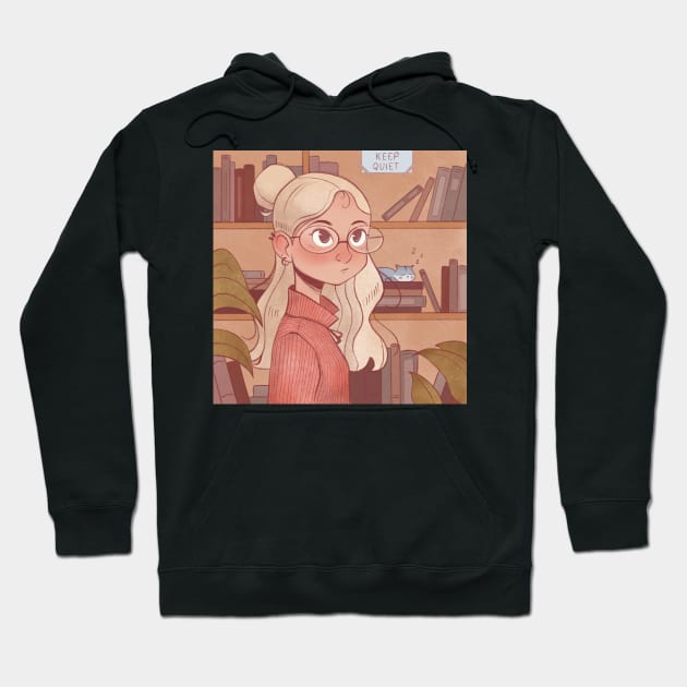 Smart girl Hoodie by dariko art